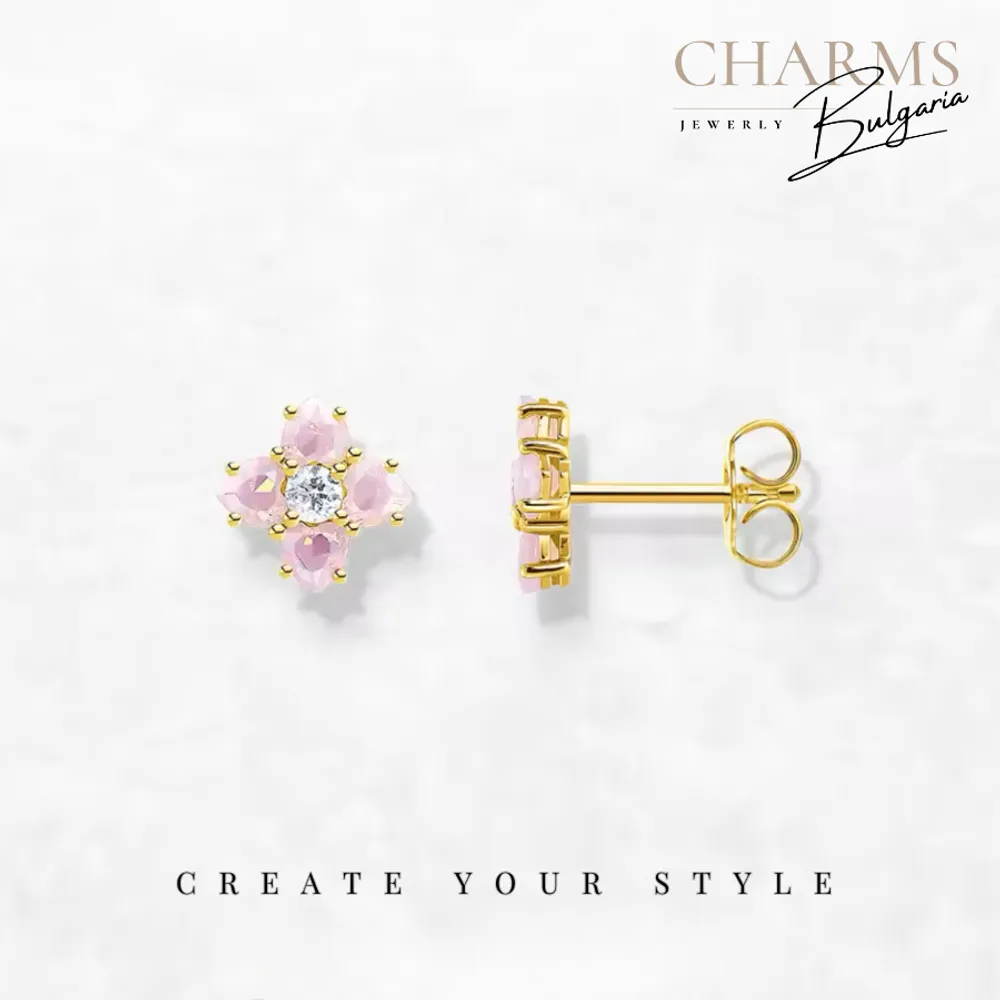 Розово цвете