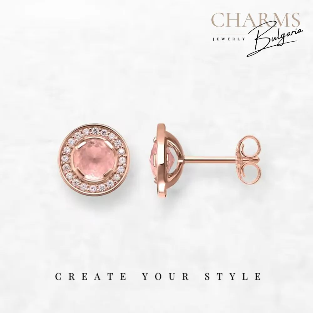 Кръгъл розов блясък