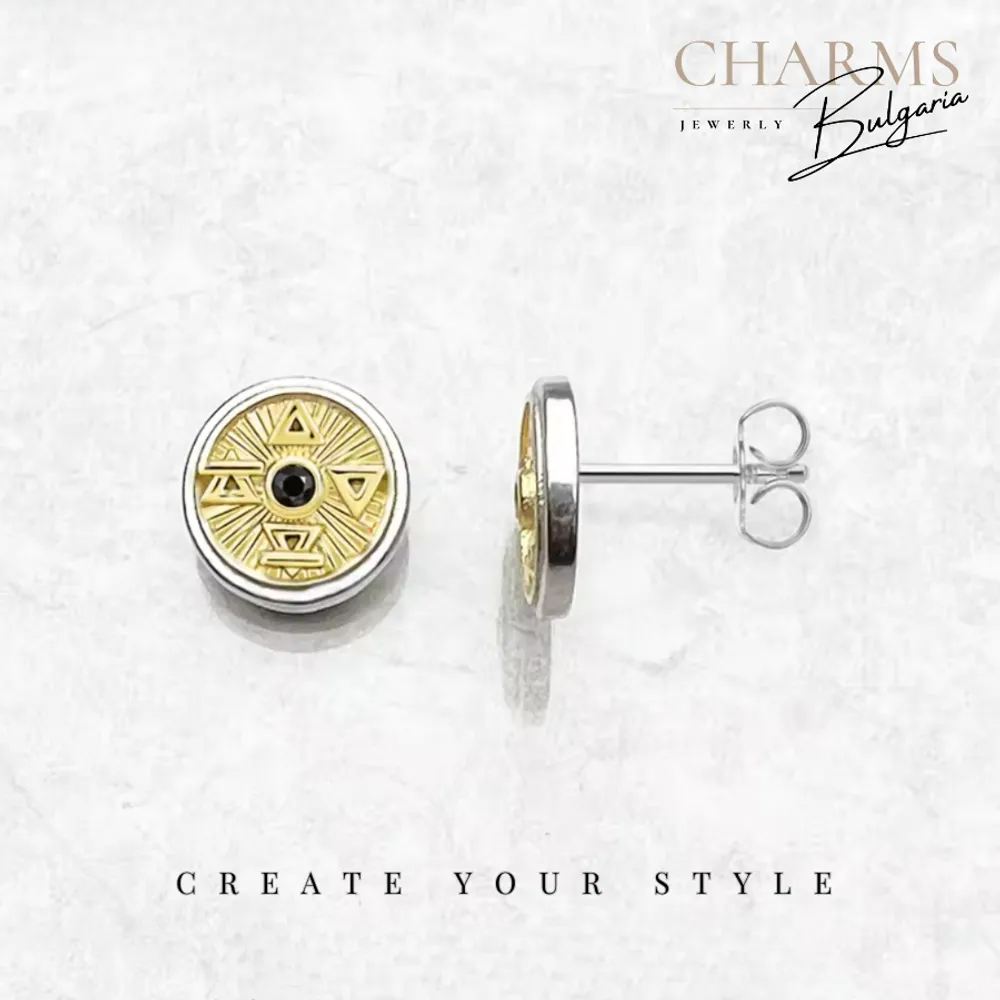 Кръгъл златен блясък