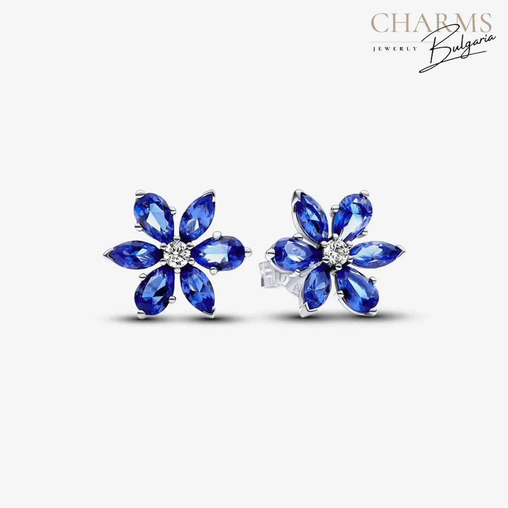 Красиво синьо цвете - комплект