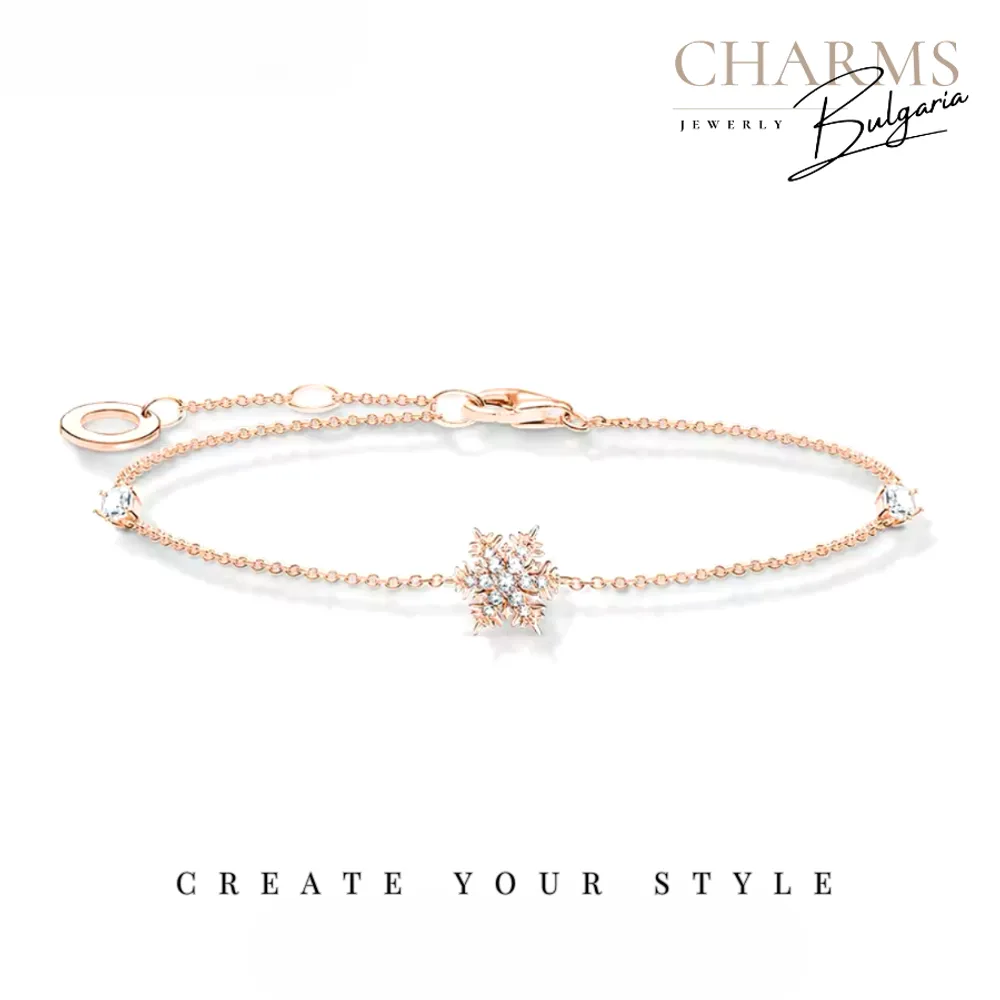 Розова снежинка