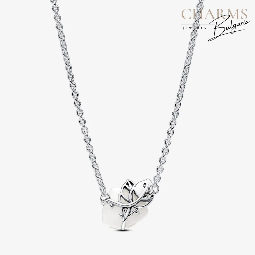 Бяла роза - колие