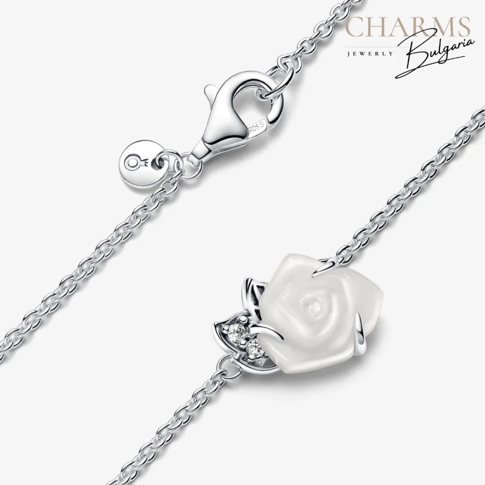 Бяла роза - колие