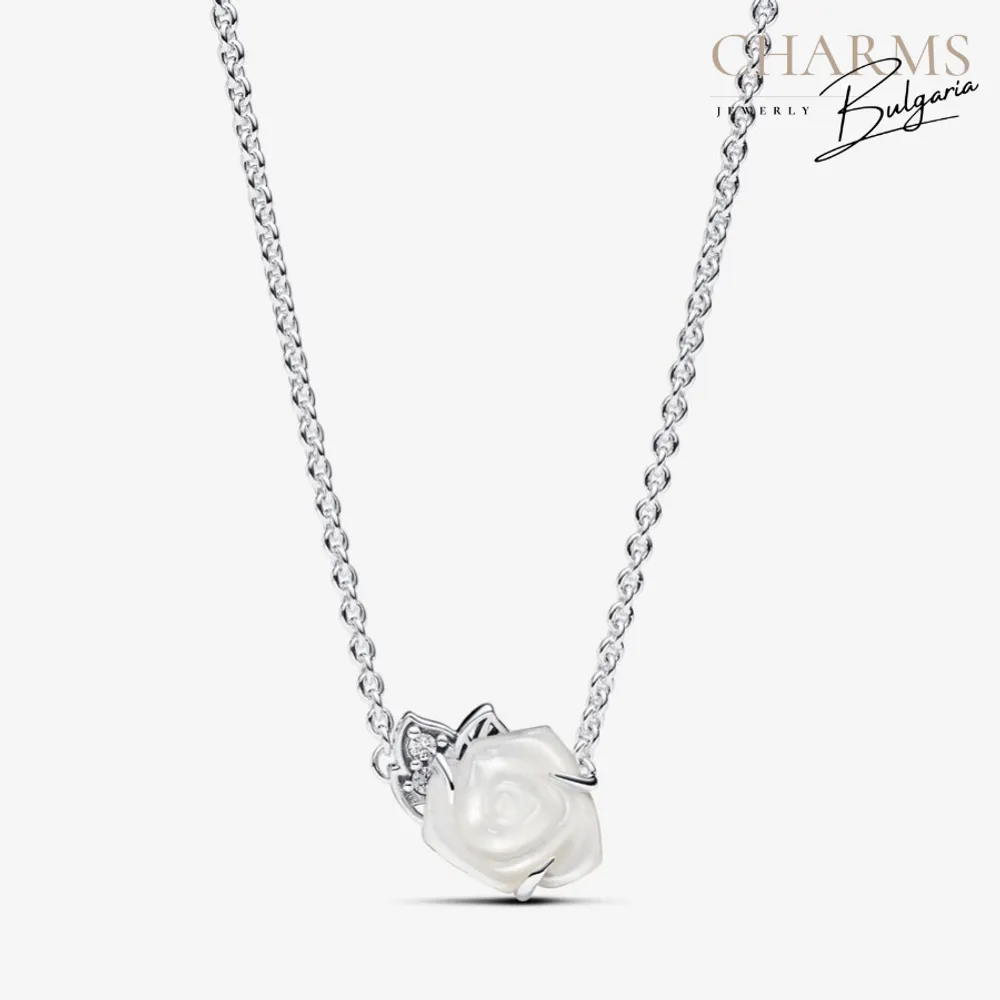 Бяла роза - колие